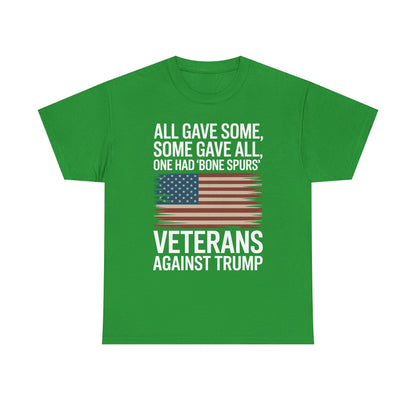 Veterans Against Trump Anti Trump Political Protest T-Shirt