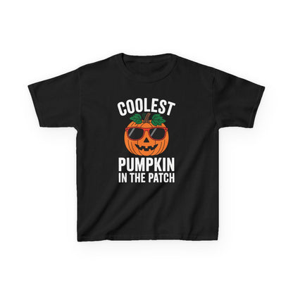 Kids Coolest Pumpkin In The Patch Halloween For Boys Girls T-Shirt