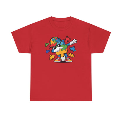 Dabbing Puzzle Autism Awareness T-Shirt