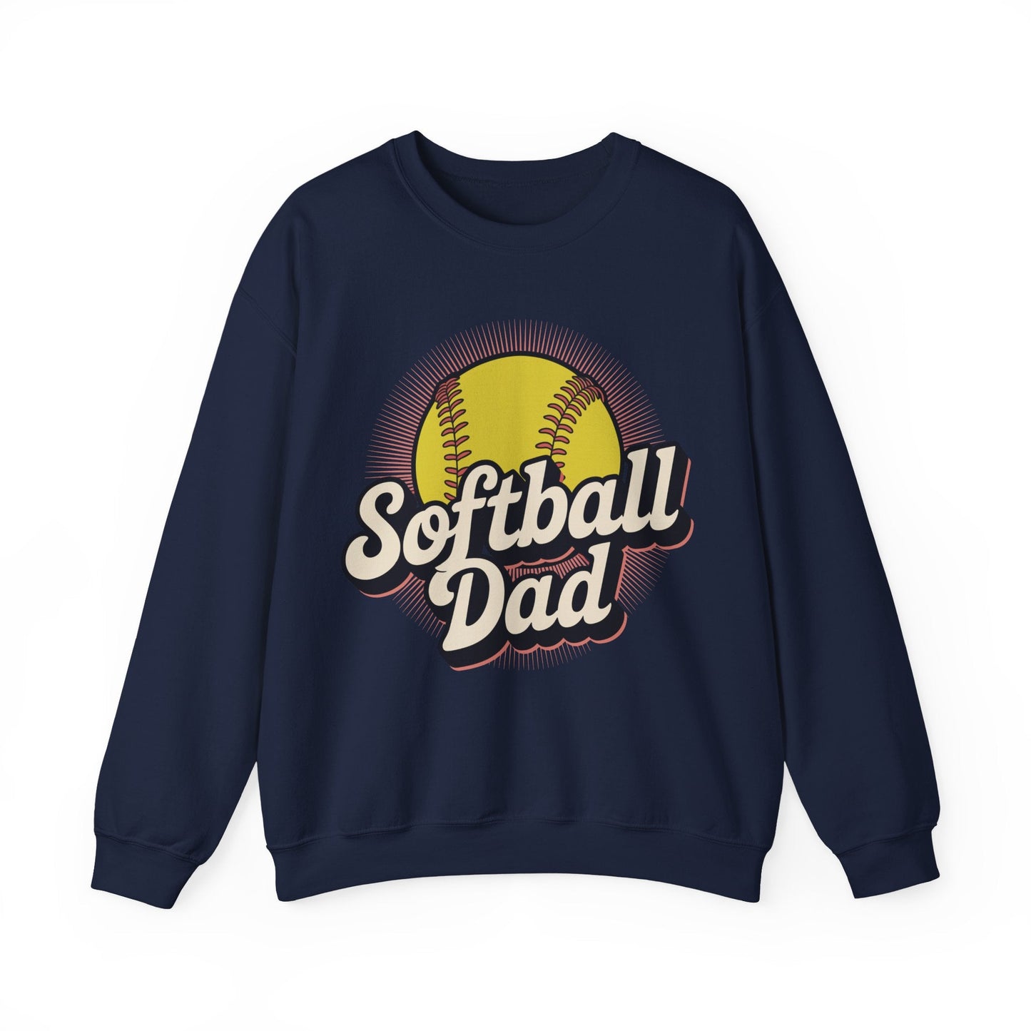 Funny Fathers Day Softball Dad Gift From Daughter Son Wife Sweatshirt
