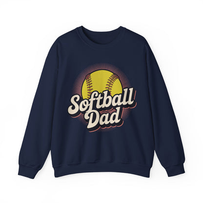 Funny Fathers Day Softball Dad Gift From Daughter Son Wife Sweatshirt