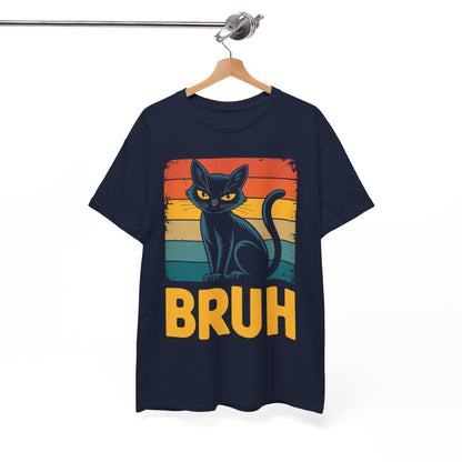 Funny Cat Bruh For Teens Boys Girls Men Women Meme Graphic T-Shirt