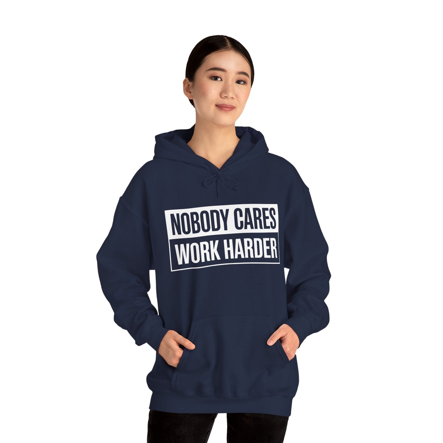Nobody Cares Work Harder Fitness Workout Gym Gift Hoodie