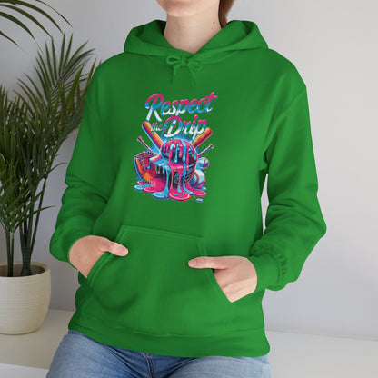 Baseball Drip For Boys Ice Cream Respect The Drip Baseball Hoodie