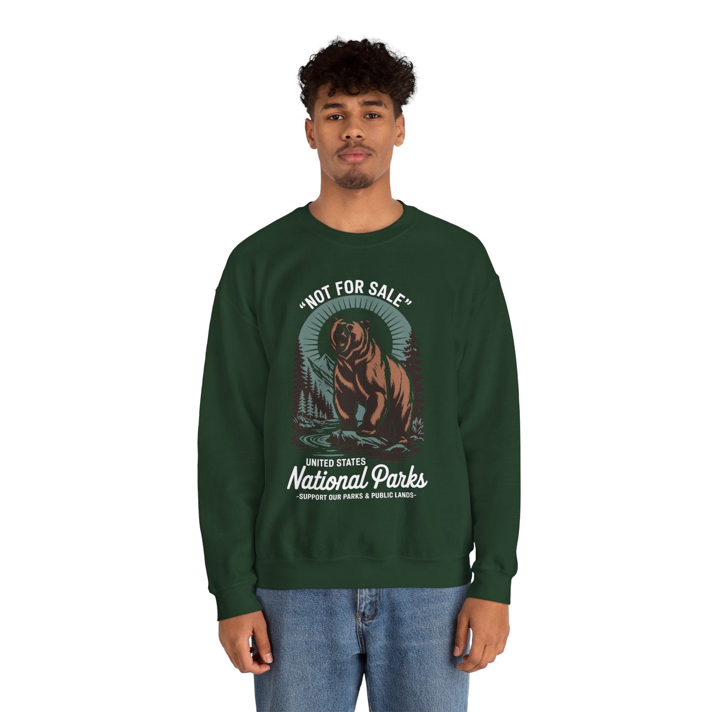 Not For Sale National Parks Support Our Parks & Public Lands Sweatshirt