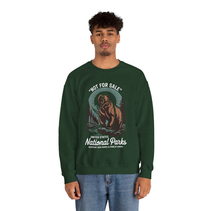 Not For Sale National Parks Support Our Parks & Public Lands Sweatshirt