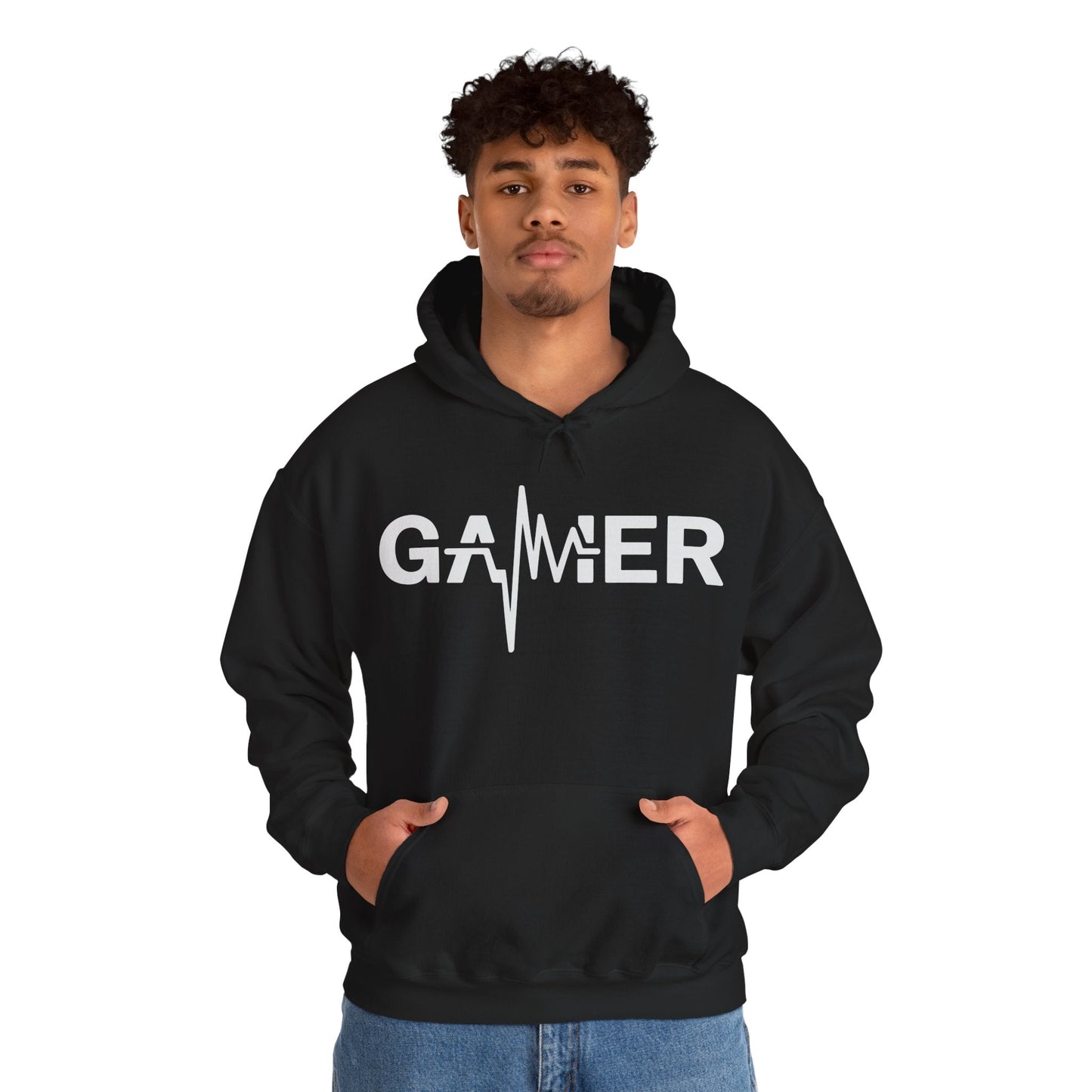Gamer Heartbeat Video Games Graphic Hoodie