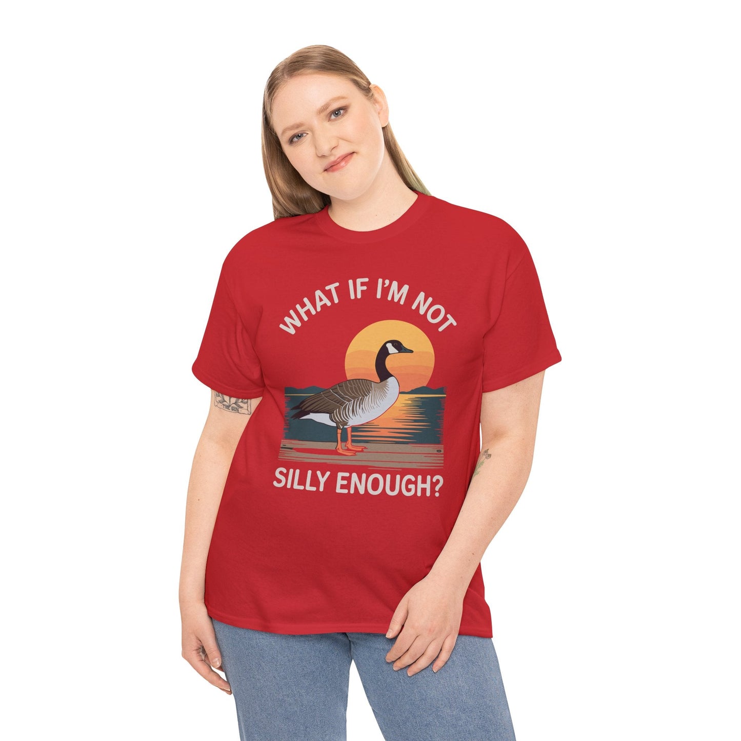 What If I'm Not Silly Enough Goose Duck FUNNY MEME Duck T-Shirt