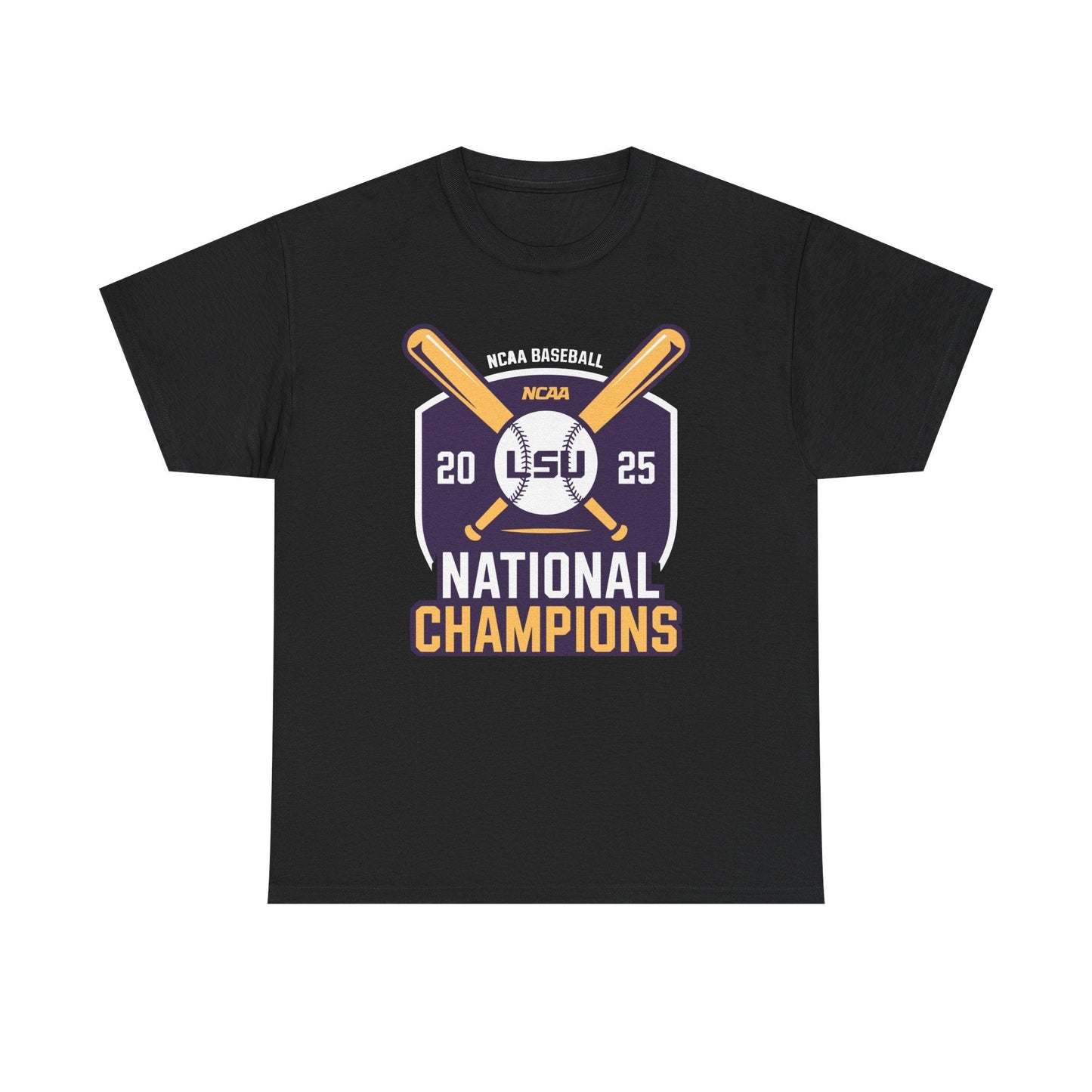 LSU Baseball 2025 National Champions Logo T-Shirt