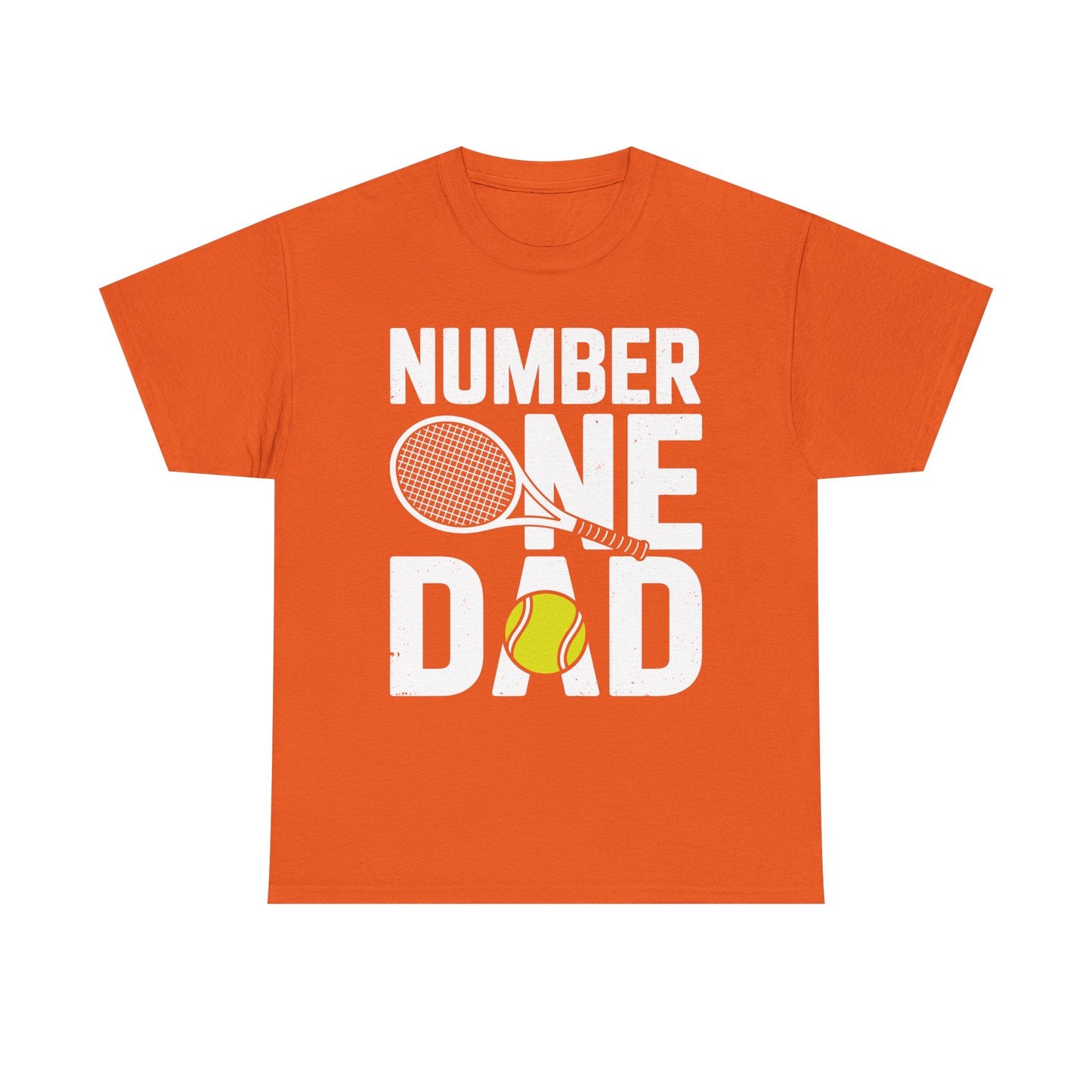 Tennis Dad Number One Daddy with Tennis Sayings Fathers Day T-Shirt
