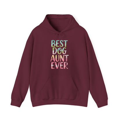 Best Dog Aunt Ever Shirt Women Dog Lover Auntie Mothers Day Hoodie
