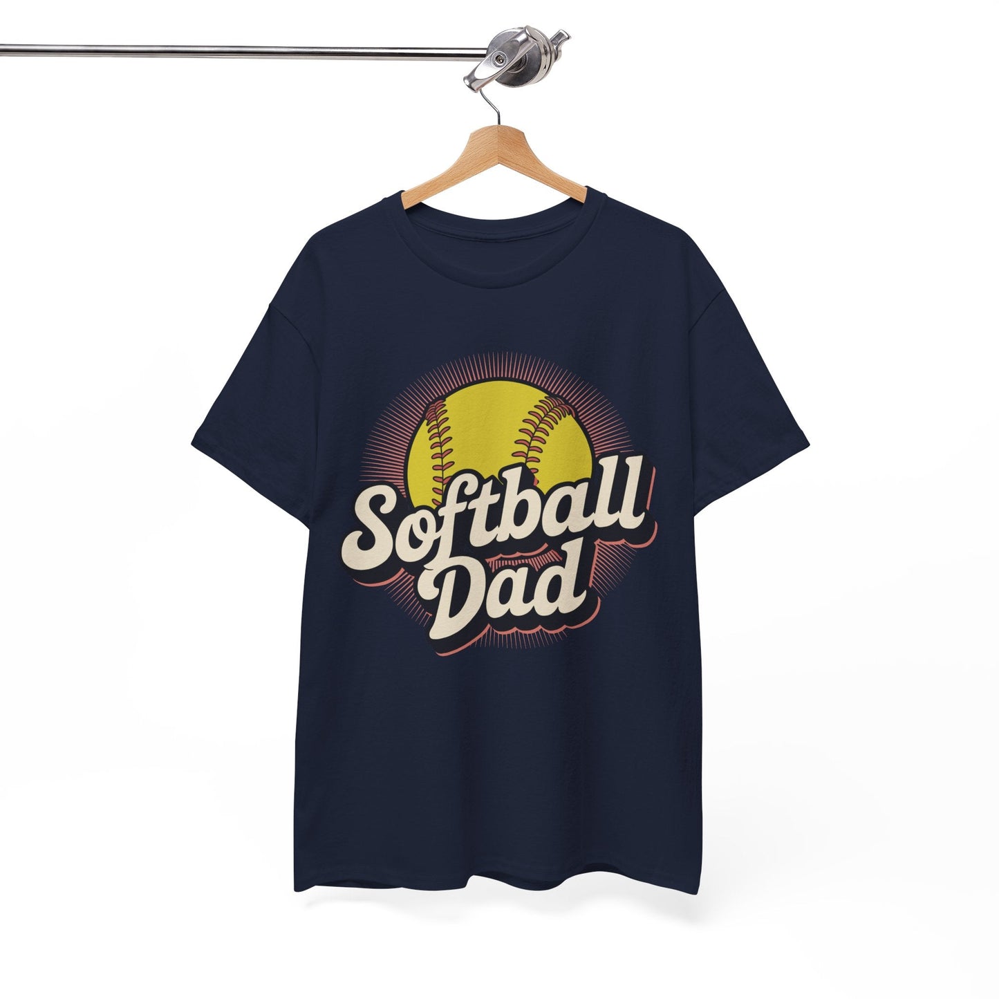 Funny Fathers Day Softball Dad Gift From Daughter Son Wife T-Shirt