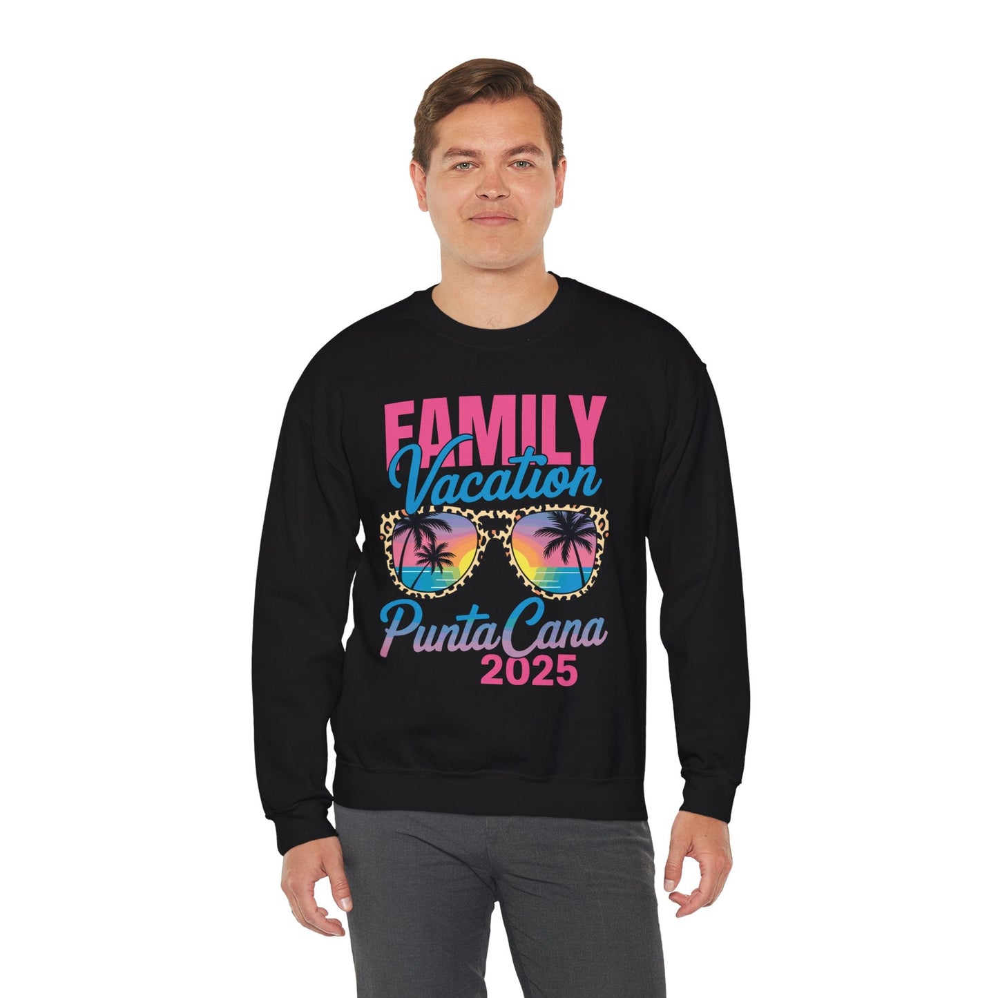 Family Vacation Punta Cana 2025 Matching Holiday Summer Sweatshirt