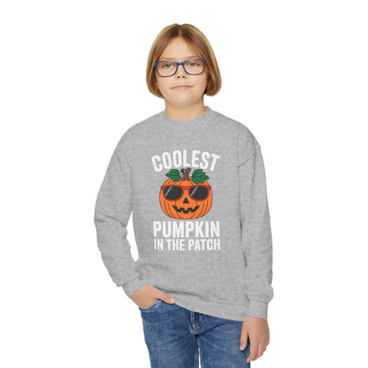 Kids Coolest Pumpkin In The Patch Halloween For Boys Girls Sweatshirt