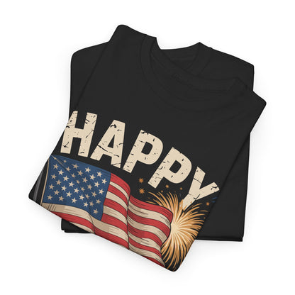Happy 4th Of July Patriotic American US Flag 4th Of July T-Shirt