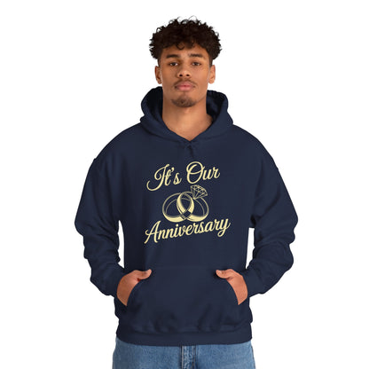 It's Our Anniversary Shirts for Married Couples Husband Wife Hoodie
