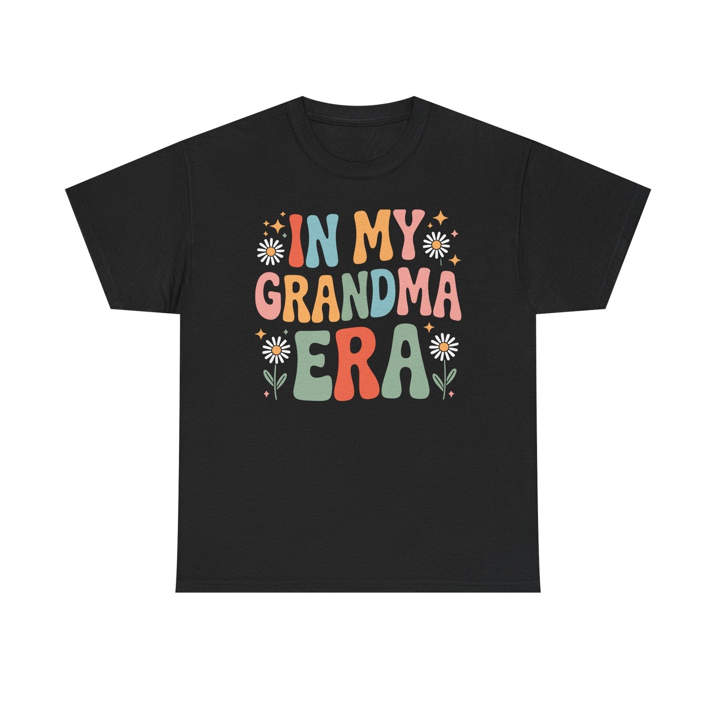 In My Grandma Era Funny Sarcastic Groovy Retro Mothers Day T-Shirt