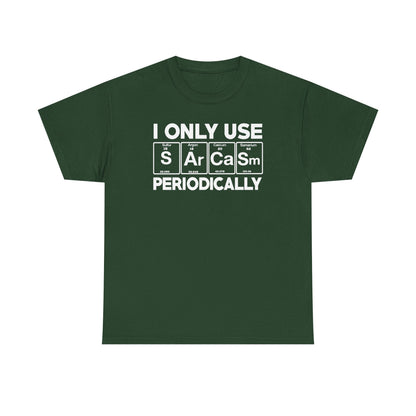 Sarcasm Periodic Table Element Weird Science Joke Gift T-Shirt