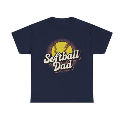 Funny Fathers Day Softball Dad Gift From Daughter Son Wife T-Shirt