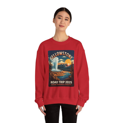 Yellowstone Family Road Trip 2025 National Park Outdoor Sweatshirt