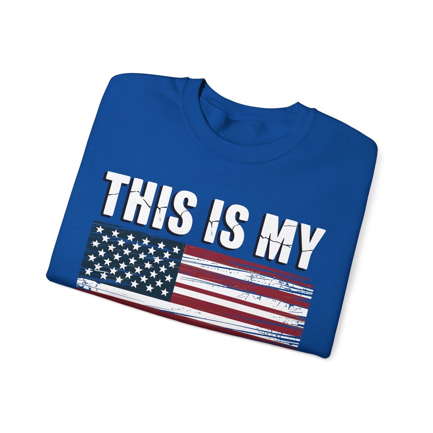 This Is My Pride Flag USA American 4th of July Patriotic Sweatshirt