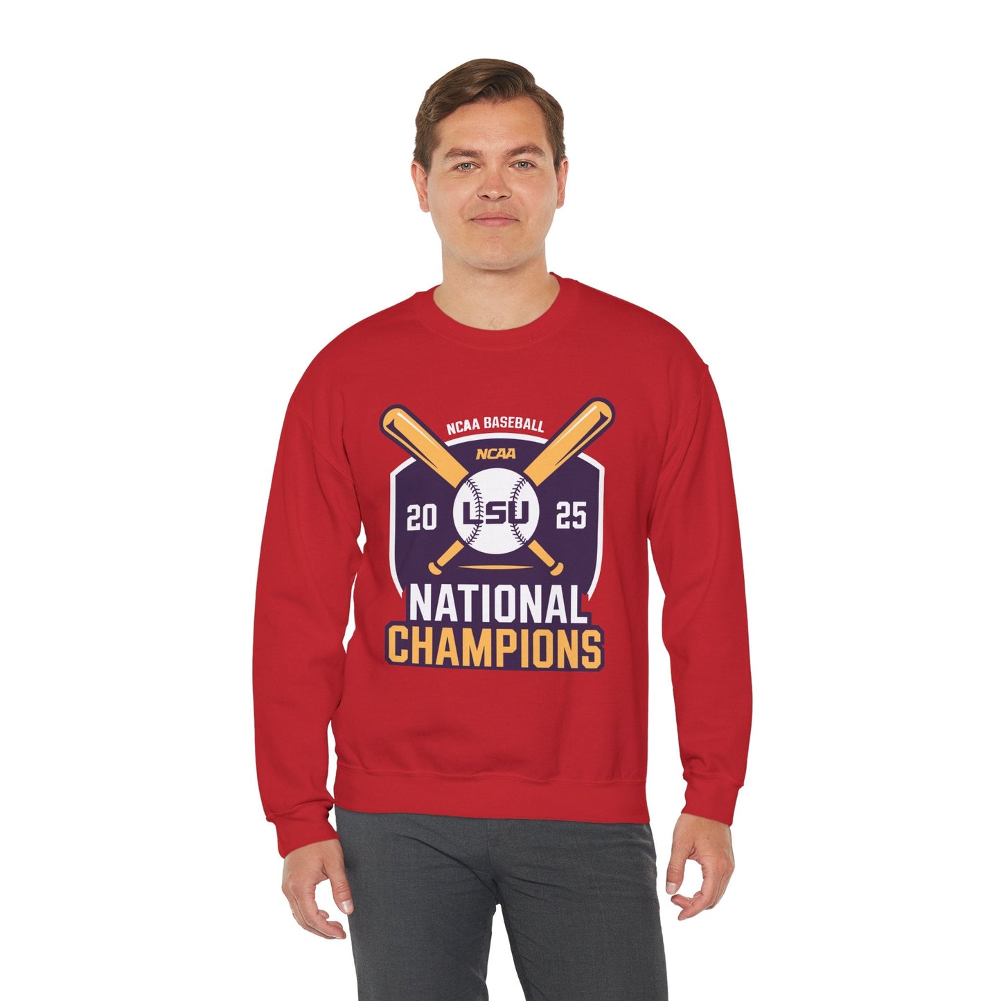 LSU Baseball 2025 National Champions Logo Sweatshirt