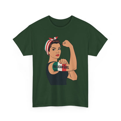 Mexican Girl Mujer Rosie Riveter Cinco De Mayo Fiesta T-Shirt Women