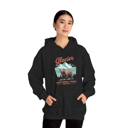 Glacier National Park retro Hoodie