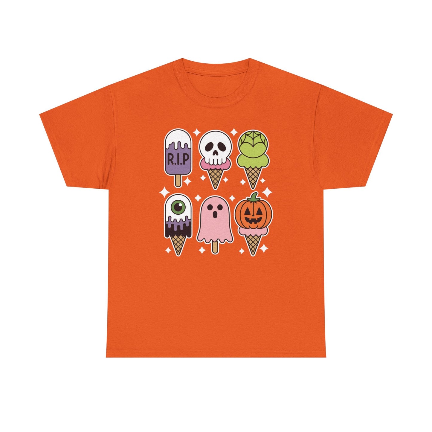 Horror Movie Summer Popsicle Halloween Ice Cream Summer-ween T-Shirt for Men Women
