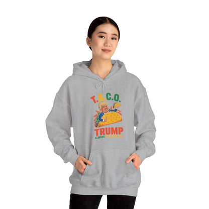 Funny Trump Taco Trump Always Chickens Out Hoodie