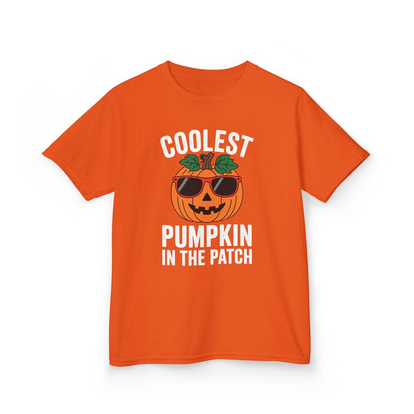 Kids Coolest Pumpkin In The Patch Halloween For Boys Girls T-Shirt