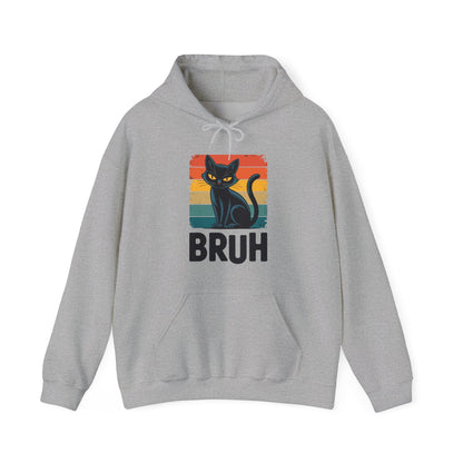 Funny Cat Bruh For Teens Boys Girls Men Women Meme Graphic Hoodie