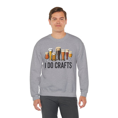 Craft Beer Vintage I Do Crafts Home Brew Art Sweatshirt