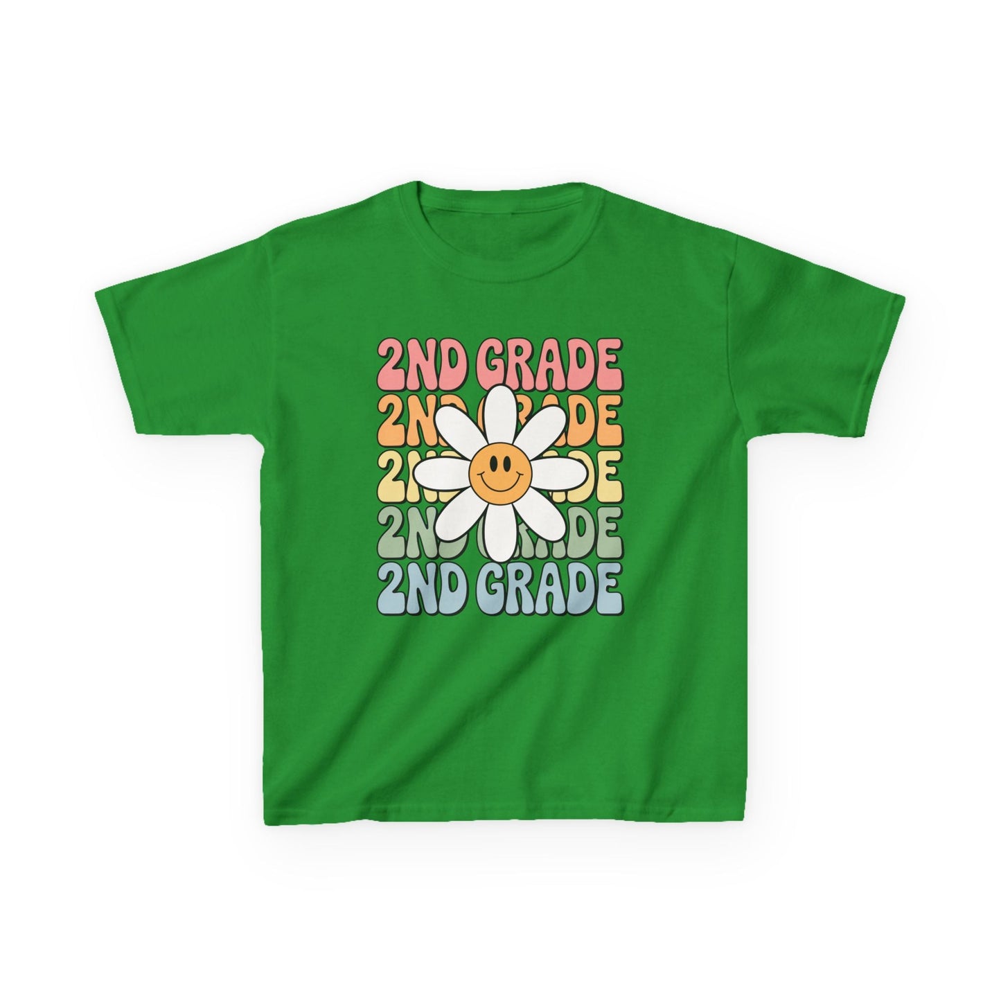 Groovy 2nd Grade Back To School First Day of Second Grade T-Shirt