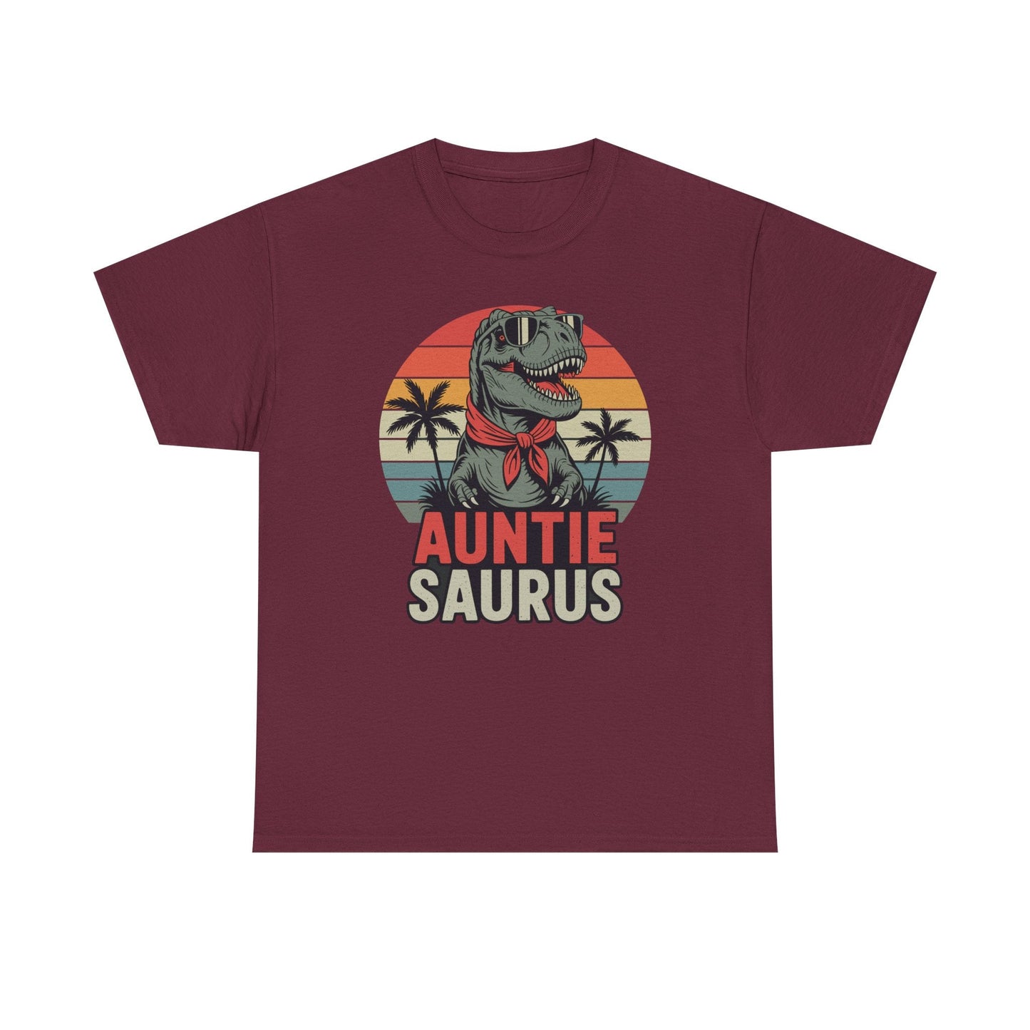 Auntiesaurus T Rex Dinosaur Auntie Saurus Family Matching T-Shirt