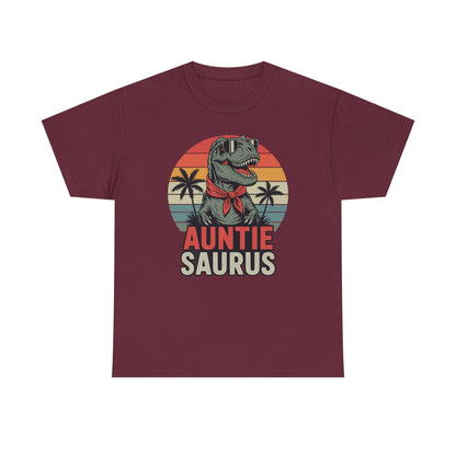 Auntiesaurus T Rex Dinosaur Auntie Saurus Family Matching T-Shirt