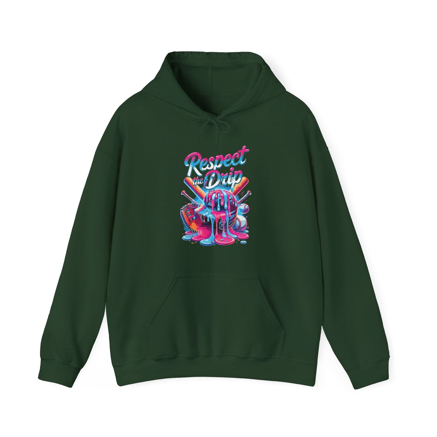 Baseball Drip For Boys Ice Cream Respect The Drip Baseball Hoodie