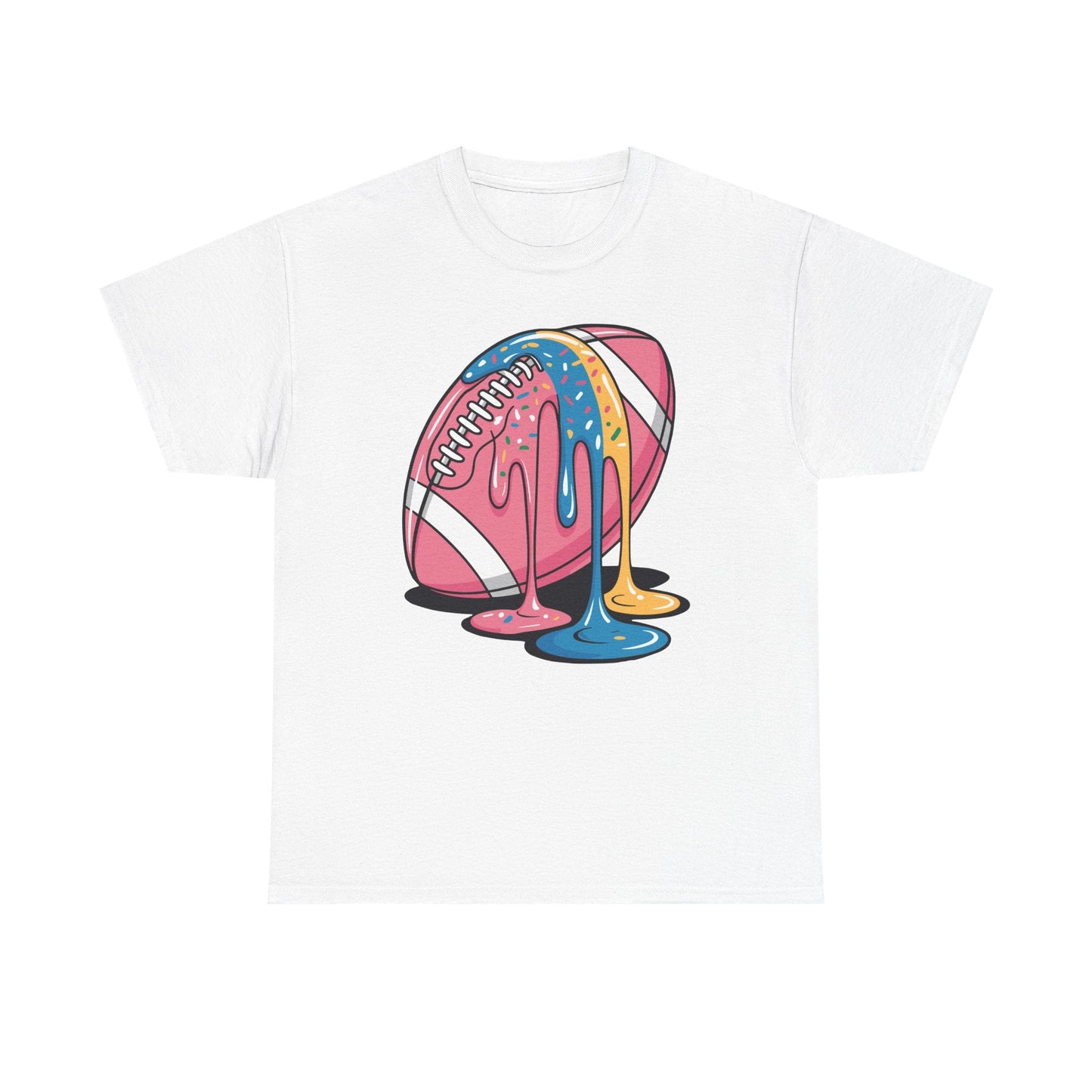 Football Drip For Lineman WR QB RB Ice Cream Sprinkles T-Shirt