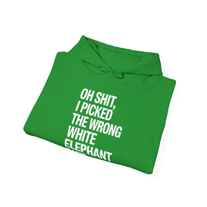 Oh Shit Funny White Elephant Gifts for Adults Under 15 20 Hoodie