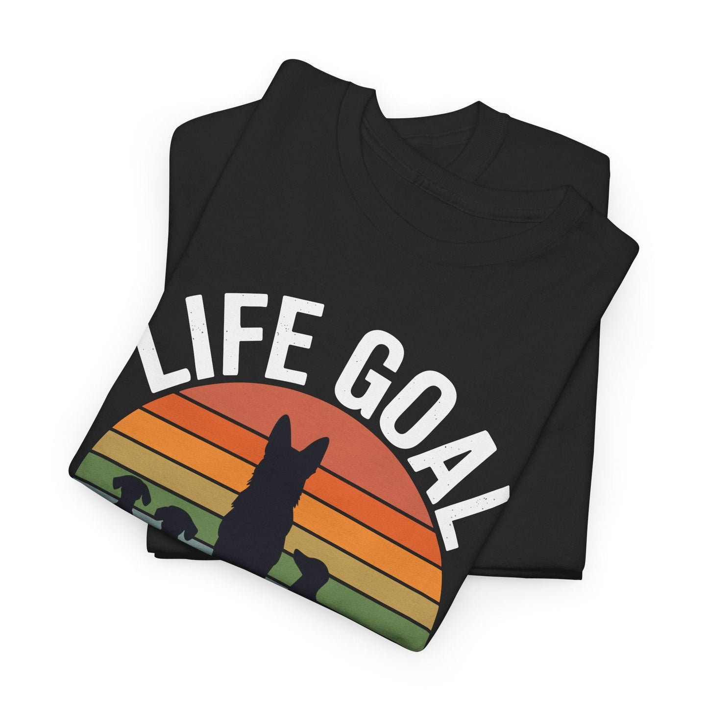 Life Goal Pet All The Dogs Funny Dog T-Shirt