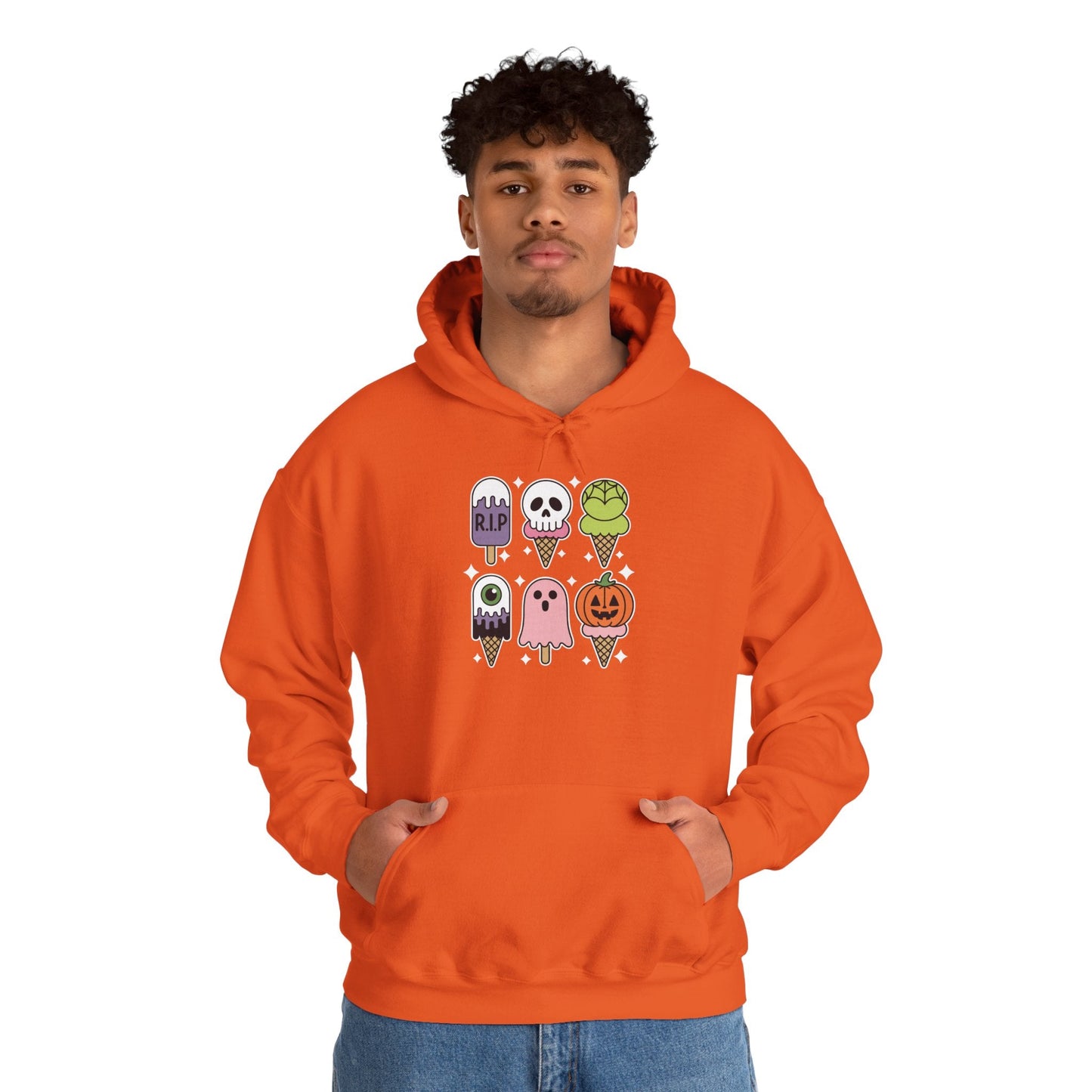 Horror Movie Summer Popsicle Halloween Ice Cream Summer-ween Hoodie for Men Women