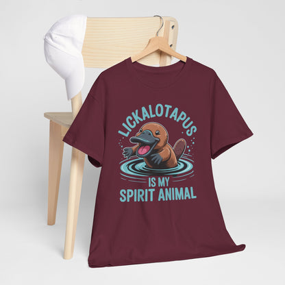 Vintage Funny Lickalottapus Is My Spirit Animal Lovers Meme T-Shirt