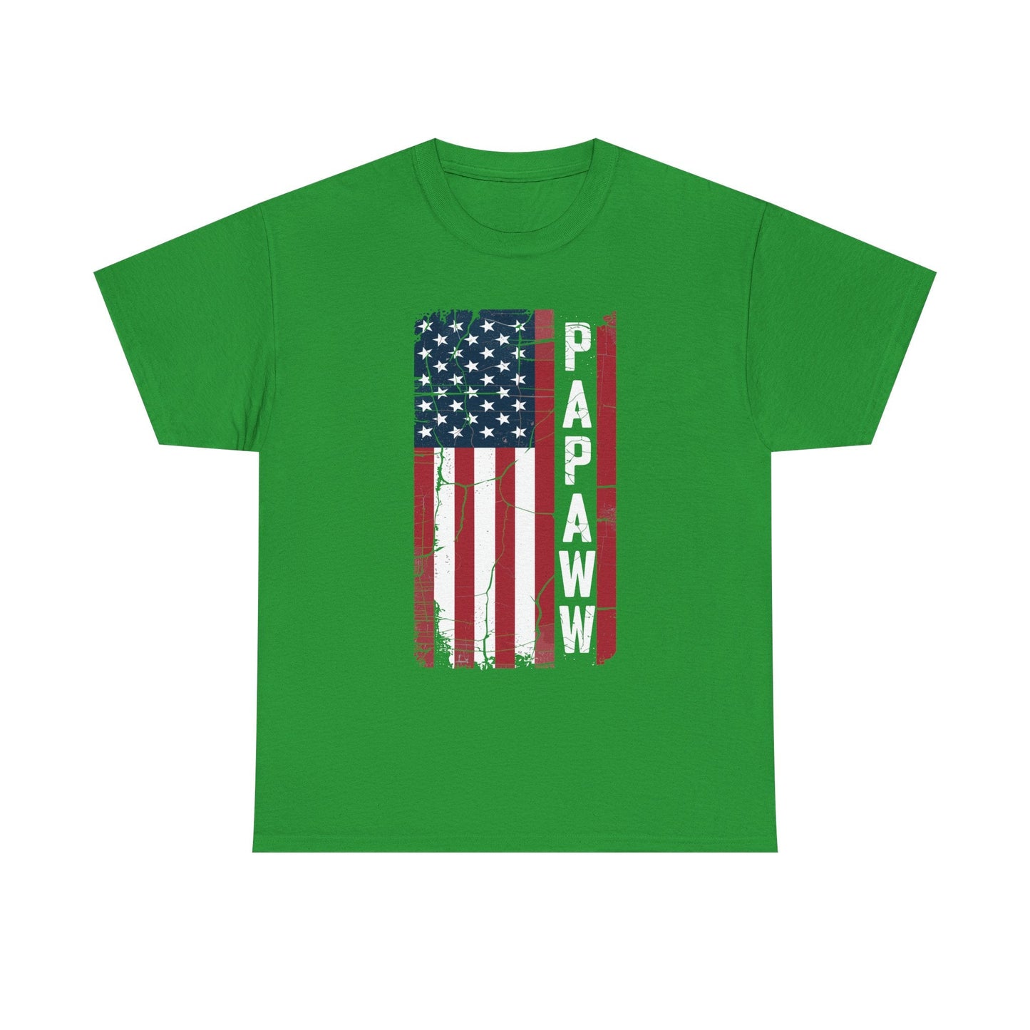Papaw Grandpa US American Flag Shirt Grandfather Day T-Shirt