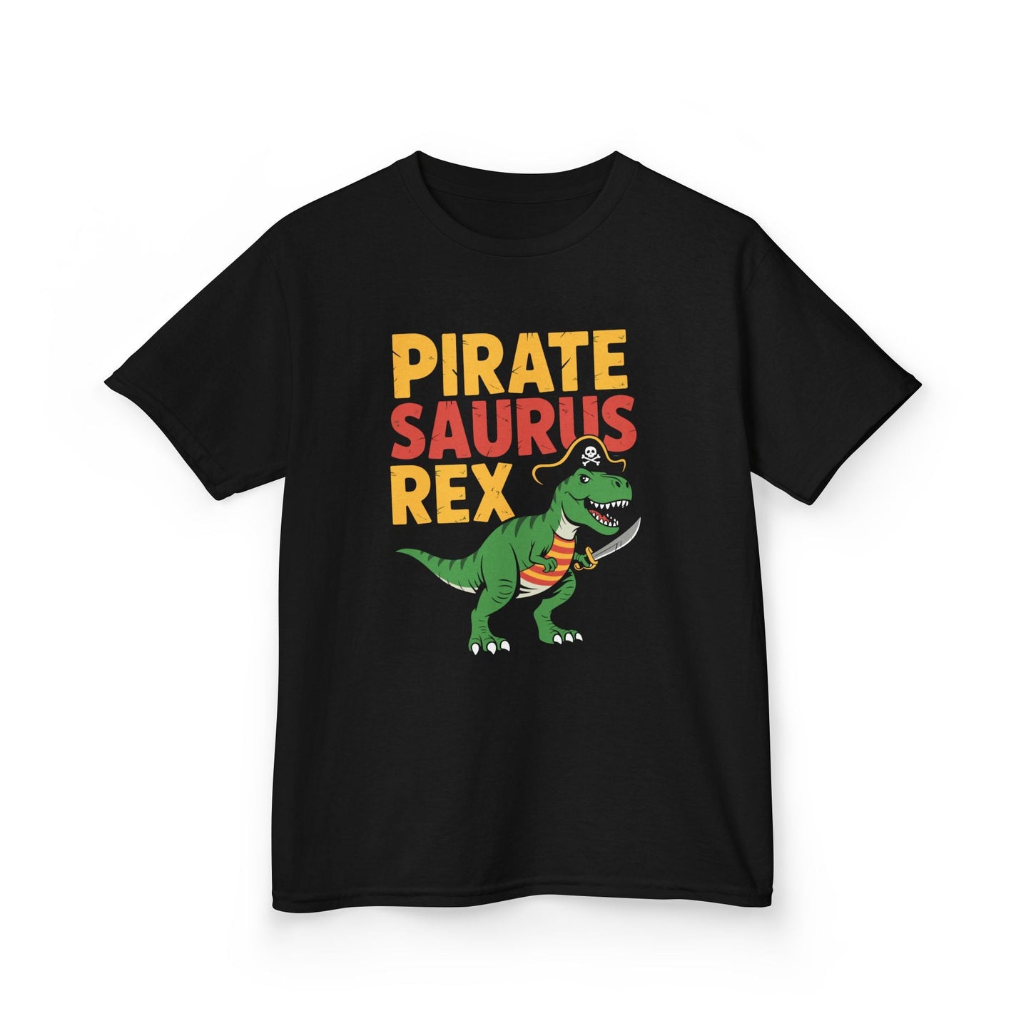 Pirate Saurus T-Rex Dinosaur Funny Halloween Costume Boys T-Shirt