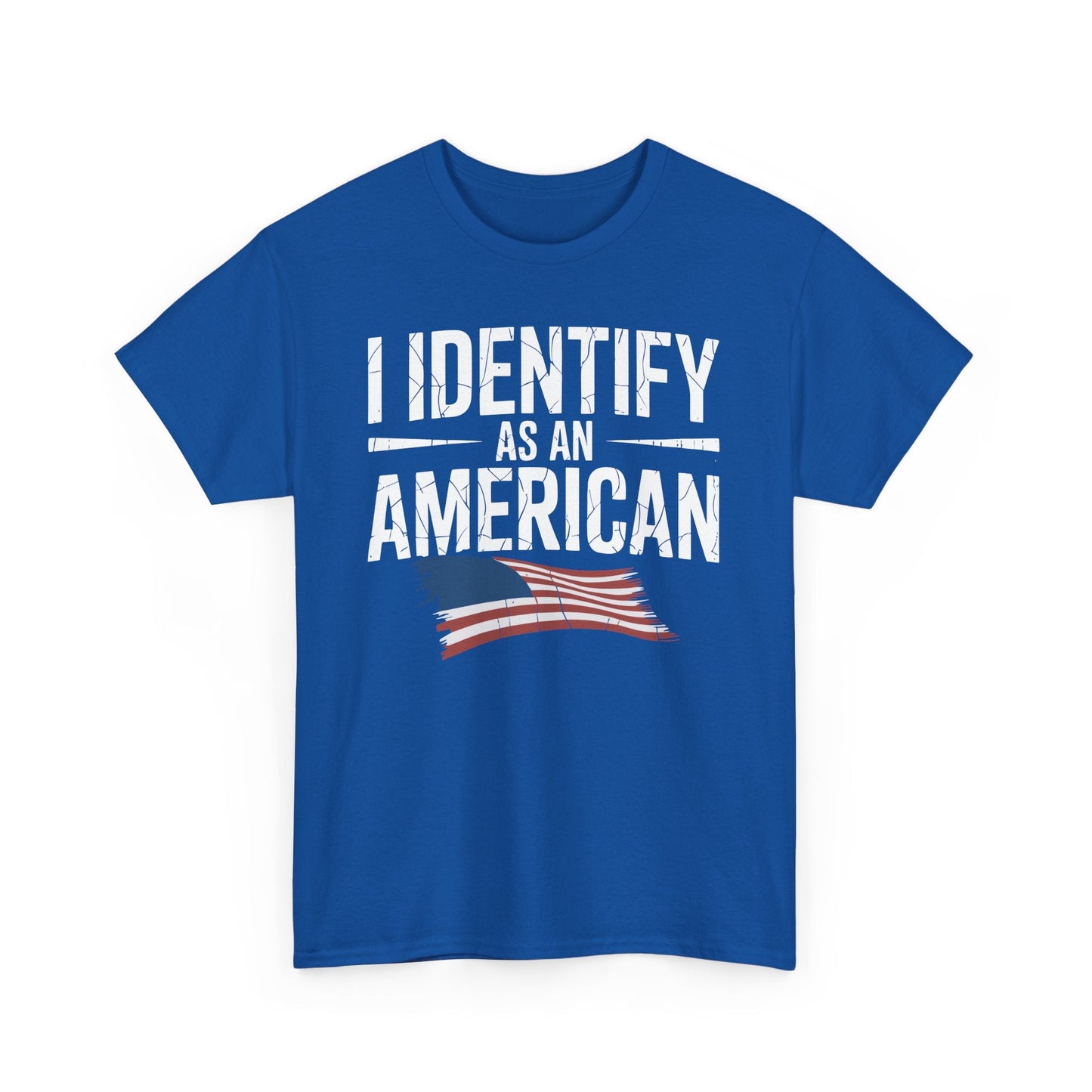 I Identify as an American No Identity Politics USA T-Shirt