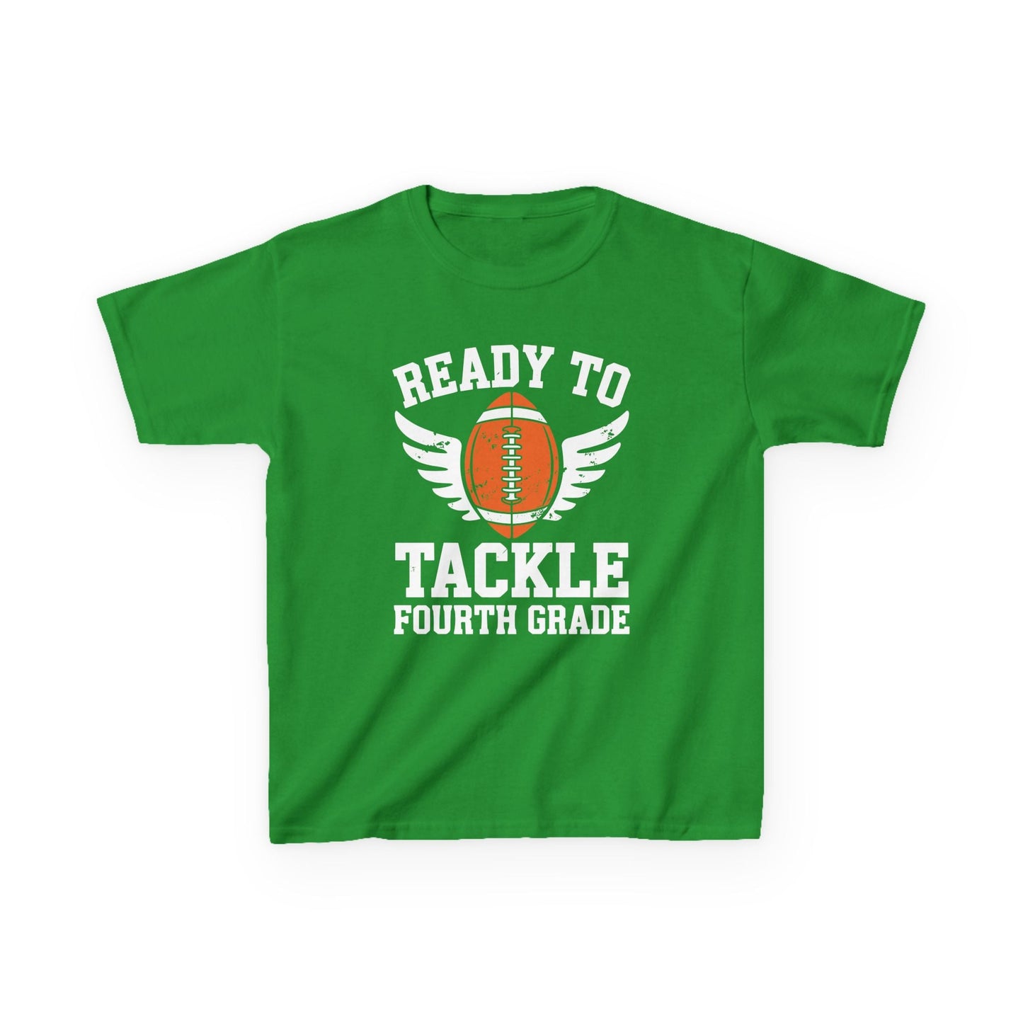 Ready To Tackle Fourth Grade Back To School Football T-Shirt