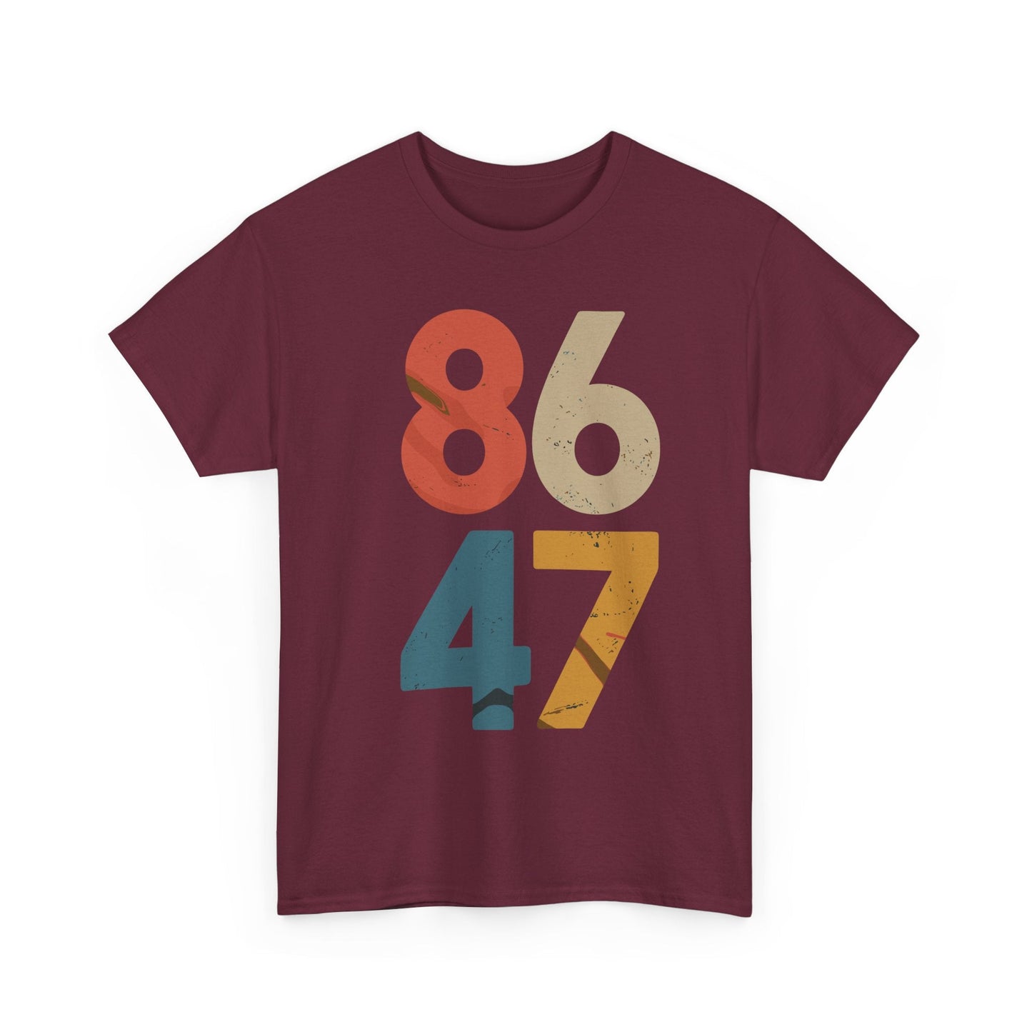 Classic Vintage 80s Style 86 47 Anti Trump T-Shirt