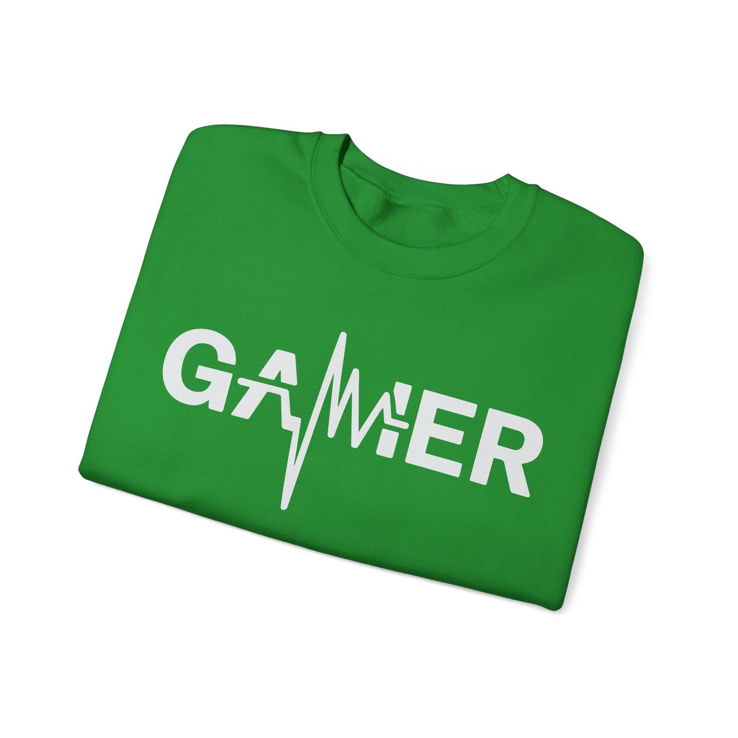 Gamer Heartbeat Video Games Graphic Sweatshirt