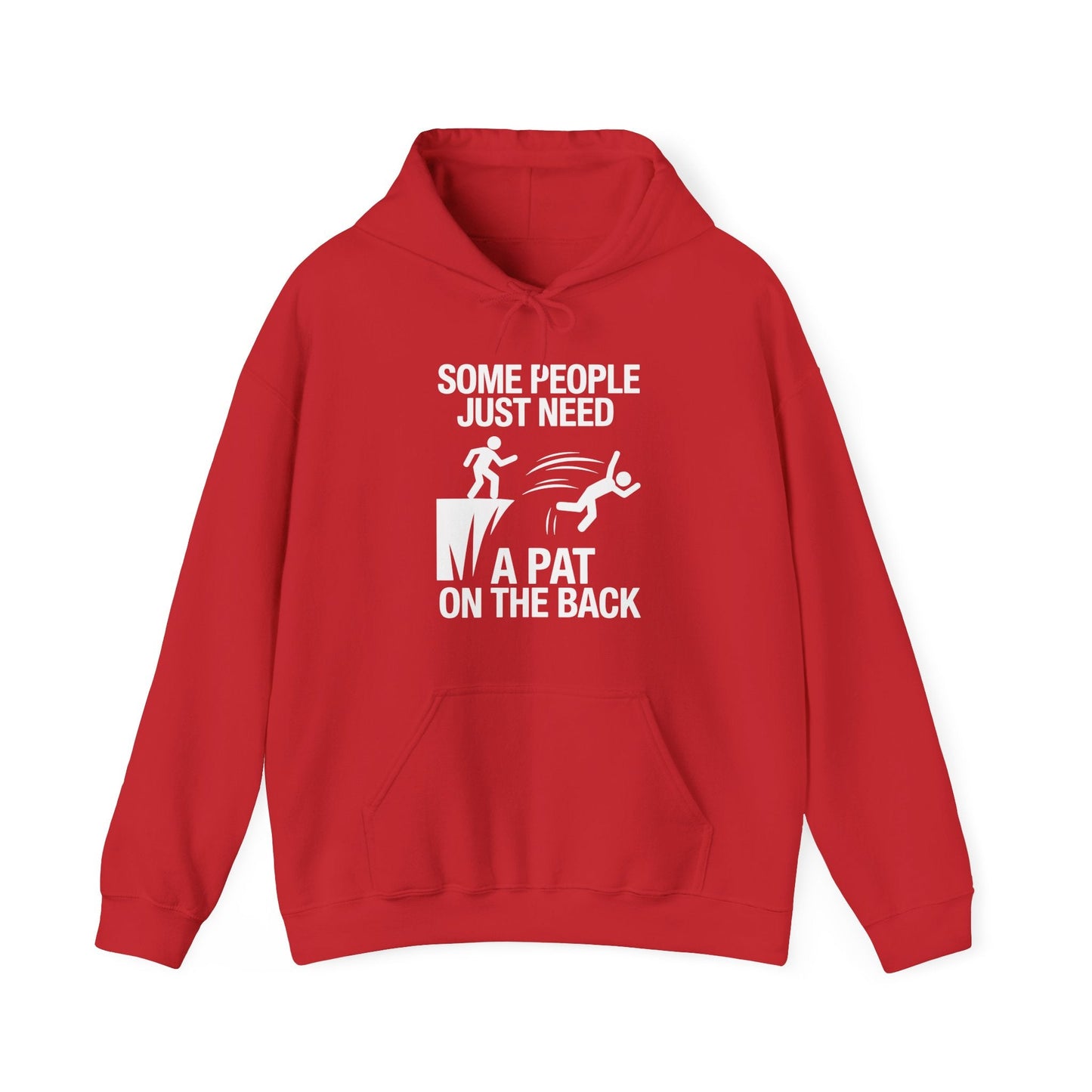 Funny Pat On The Back Adult Sarcastic Design Hoodie
