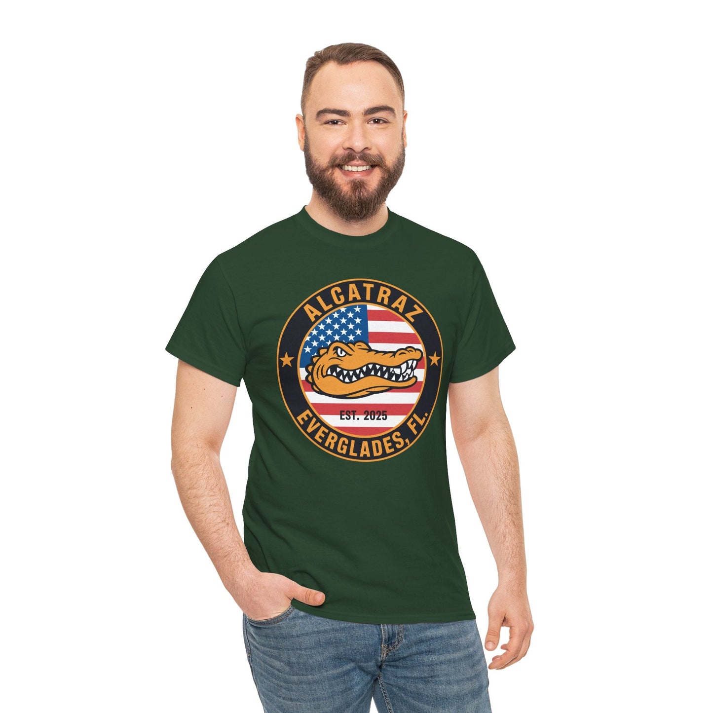 Retro Alcatraz Everglades FL EST 2025 T-Shirt